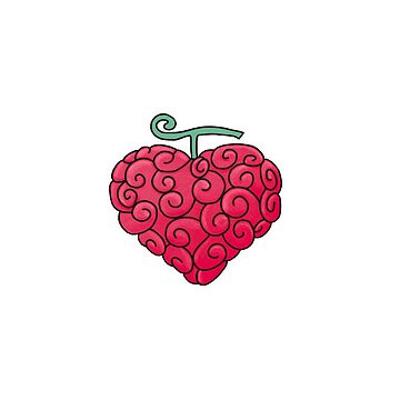 One Piece Heart Devil Fruit Pixel Art (Ope Ope) Sticker for Sale