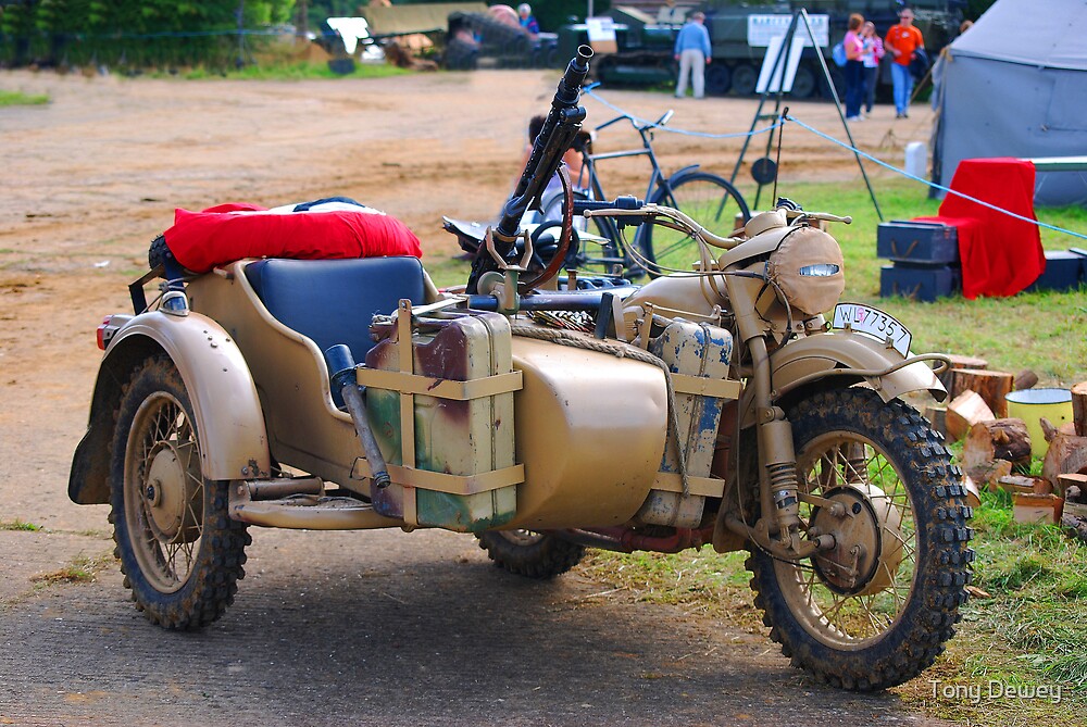 german motorcycle with sidecar