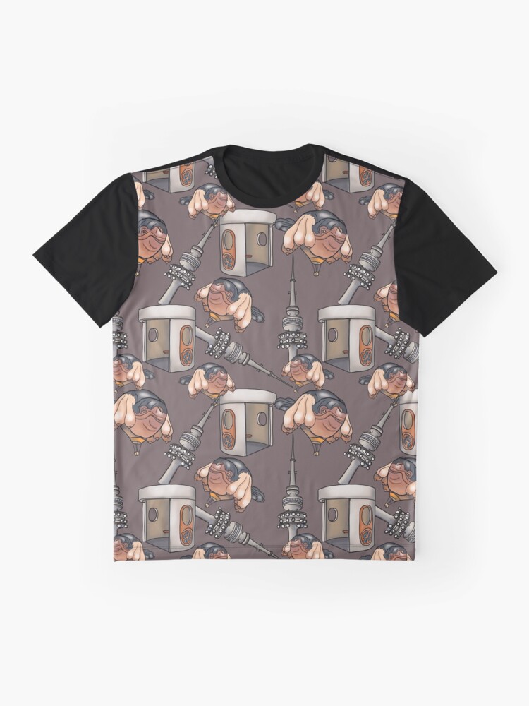 Alternate view of Canberra: Australia's Capital Territory - Chocolate Graphic T-Shirt