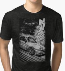 Initial D Toyota AE86 Drifting Tri-blend T-Shirt