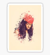 Lil Wayne splatter painting Sticker