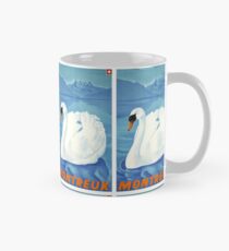1943 Montreaux Switzerland Travel Poster Mug