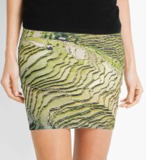 Yuanyang Rice Terraces Mini Skirt