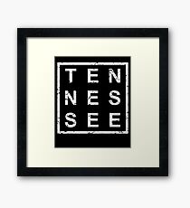 Stylish Tennessee TN Framed Print