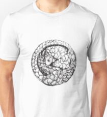 Pangolin - am meisten gejagt Mammal Print Slim Fit T-Shirt