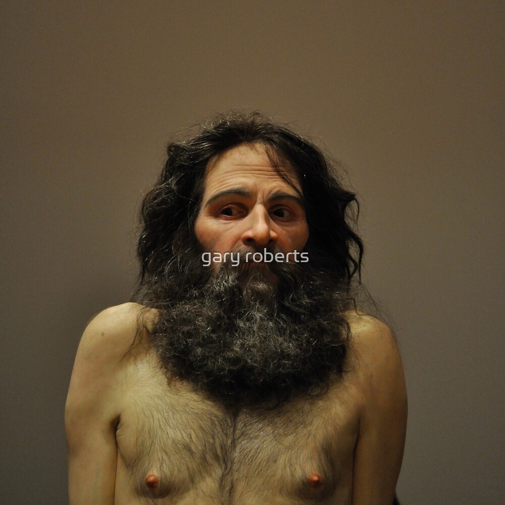 "ron mueck wild man" by gary roberts Redbubble