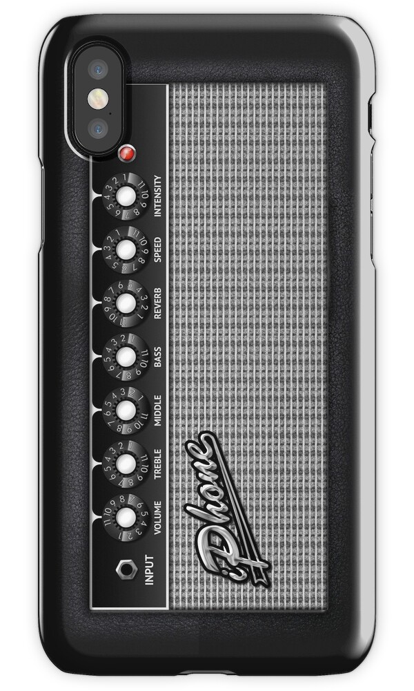 "Guitar Amplifier iPhone Case (Fender style)" iPhone Cases & Skins by