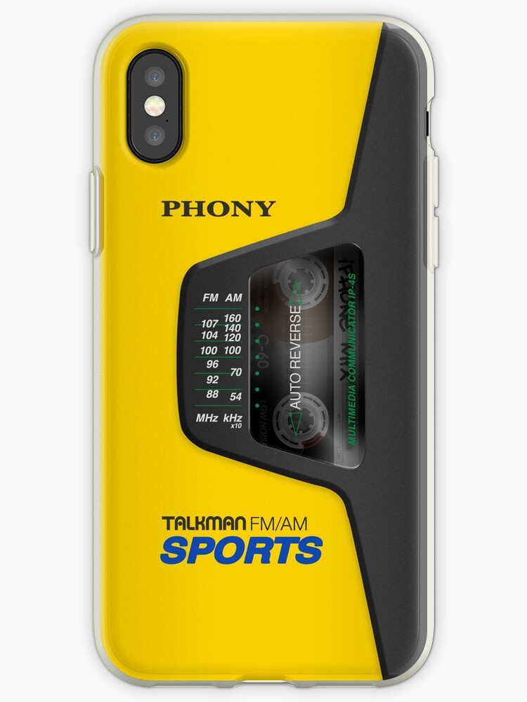 "Phony Talkman iPhone Case (Sony Walkman Sports style)" iPhone Cases