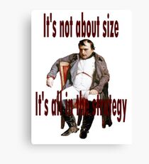 Napoleon: the biggest. Canvas Print