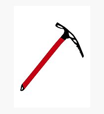 Ice climbing pick axe Photographic Print