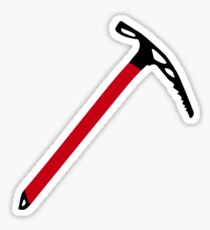 Ice climbing pick axe Sticker