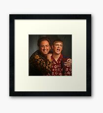 Tim und Eric News Gerahmtes Wandbild