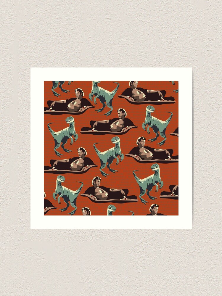Alternate view of Jurassic Geniuses Art Print