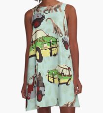 Jurassic Ride A-Line Dress