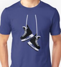 Hockey-Schlittschuhe Unisex T-Shirt