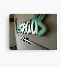 crossroads motel Canvas Print