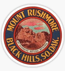 Mount Rushmore Vintage decal USA Sticker
