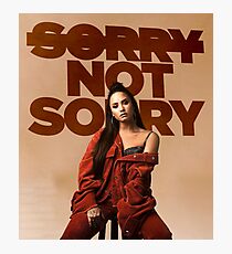 Sorry, Not Sorry - Demi Lovato Photographic Print