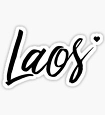 Laos In Love Sticker