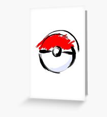 Pokeball Greeting Card