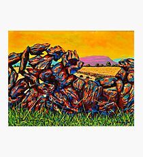 Through a Burren Wall Photographic Print