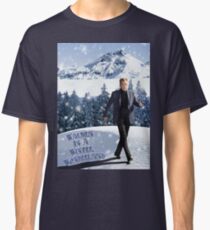 Camiseta clásica Walken en un país de las maravillas de invierno