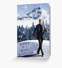Walken In A Winter Wonderland Greeting Card