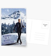 Walken In A Winter Wonderland Postcards