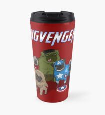The Pugvengers Travel Mug