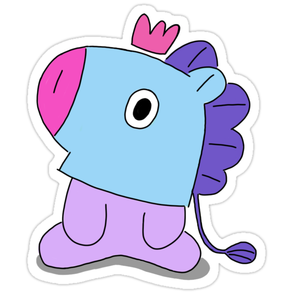 "Mang BT21 J-Hope" Stickers by Liriart | Redbubble