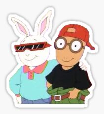 Pegatina arthur y buster
