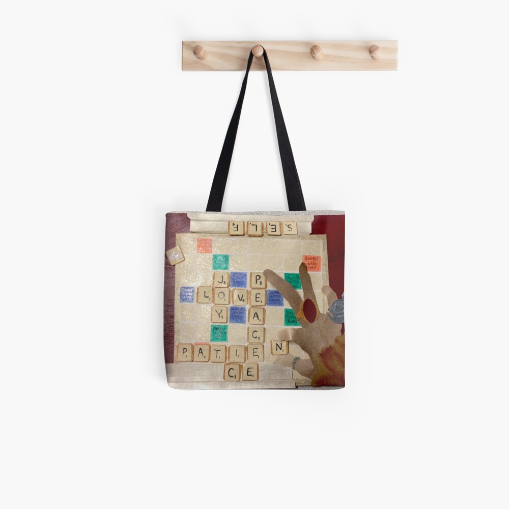 "Let's Play Scrabble!!" Tote Bag by AmberJoyLiem Redbubble