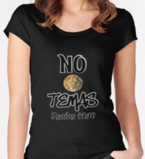 No temas Isaías 41:10 Women's Fitted Scoop T-Shirt