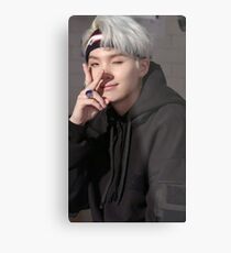 Lienzo metálico BTS Suga
