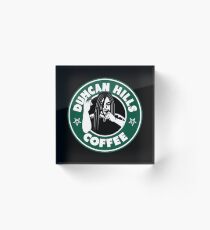 Duncan Hills Coffee Acrylic Block