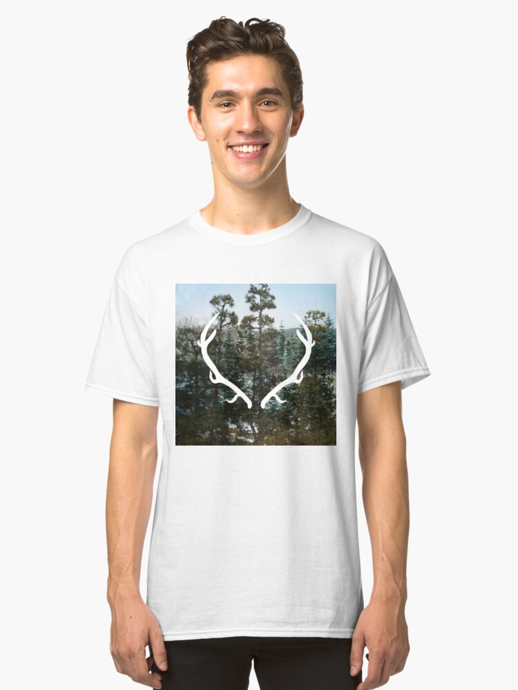 Alternate view of Antlers Classic T-Shirt