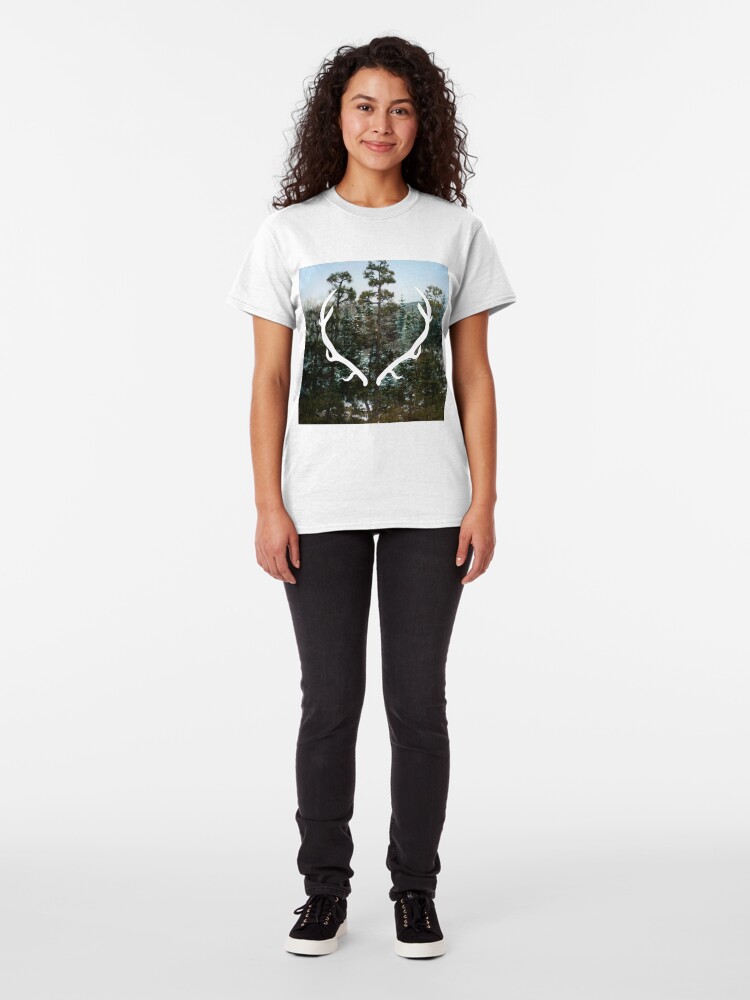 Alternate view of Antlers Classic T-Shirt