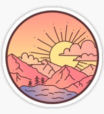 Coucher de soleil Sticker