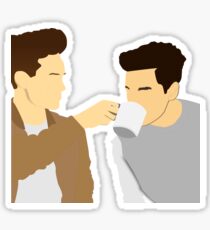 Michael and Chance Sticker