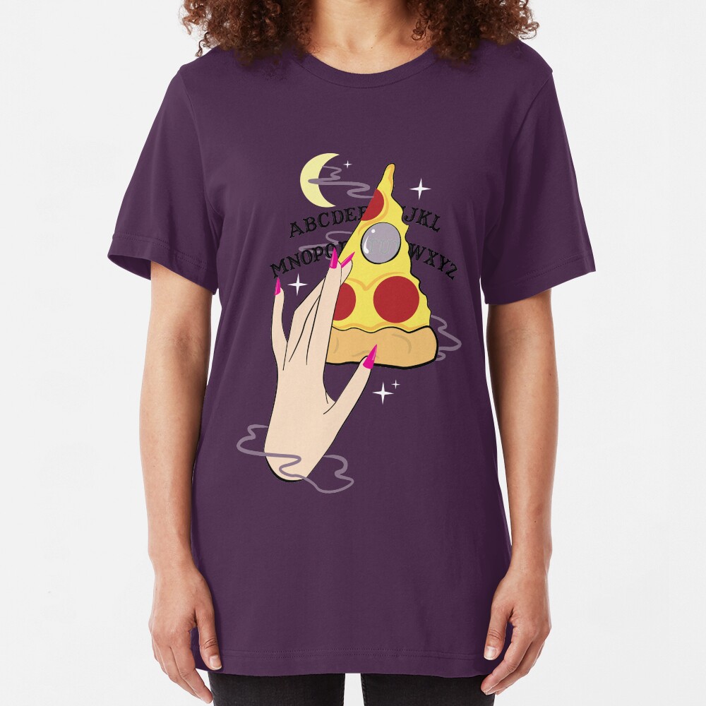 Ouija Pizza Slim Fit T-Shirt