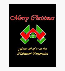 Nakatomi Christmas Photographic Print