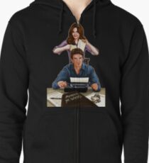 Murder He Wrote Zipped Hoodie