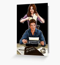 Murder He Wrote Greeting Card