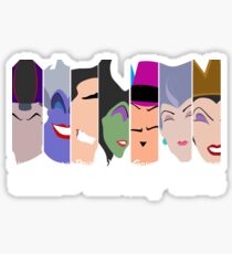 The Seven Deadly Villains Sticker