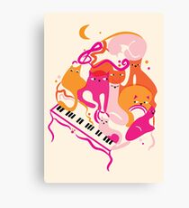 Jazz Cats Canvas Print