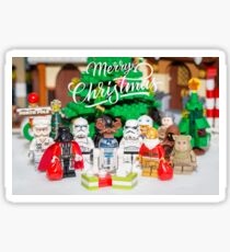 Merry Xmas Star Wars Group Photo Sticker