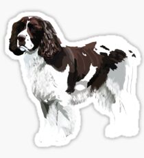 English Springer Spaniel Art Sticker