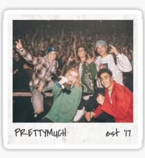 PRETTYMUCH est '17 polaroid Sticker