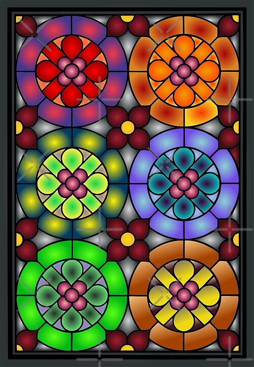 Stained Glass 15 (Style:4)