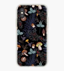 dunkle wilde Waldpilze iPhone-Hülle & Cover